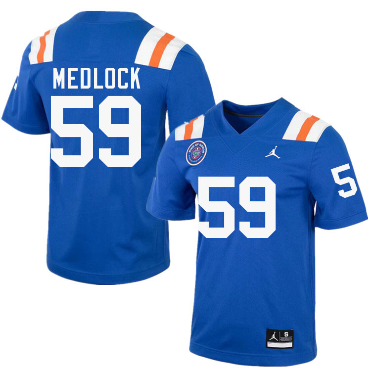 Jahari Medlock Florida Jersey,Florida Gators #59 Jahari Medlock Uniforms,Jersey Youth-Throwback Roya